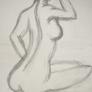 Zeichnung "Körperpoesie No. 5 - Linie und Ruhe"