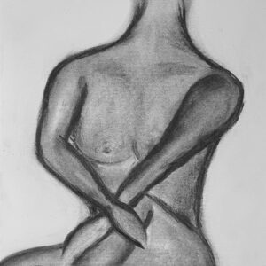 Zeichnung "Körperpoesie No. 6 - Verdichtung"