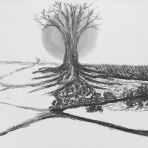 Zeichnung "Zwischen Halt und Raum"